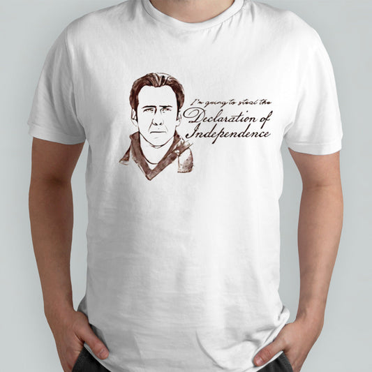 Nicolas Cage Iâ€™m going to steal the declaration of independence shirt
