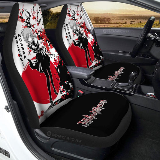 Nobara Kugisaki Car Seat Covers Custom Japan Style Jujutsu Kaisen Anime Car Accessories