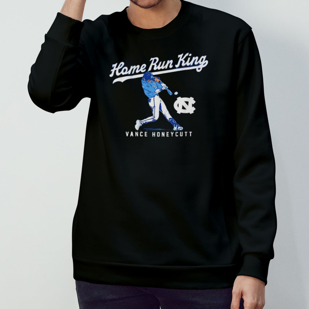 North Carolina Tar Heels baseball Vance Honeycutt hom run king shirt