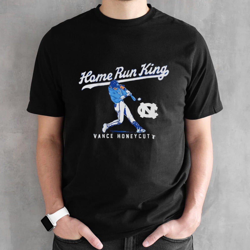 North Carolina Tar Heels baseball Vance Honeycutt hom run king shirt