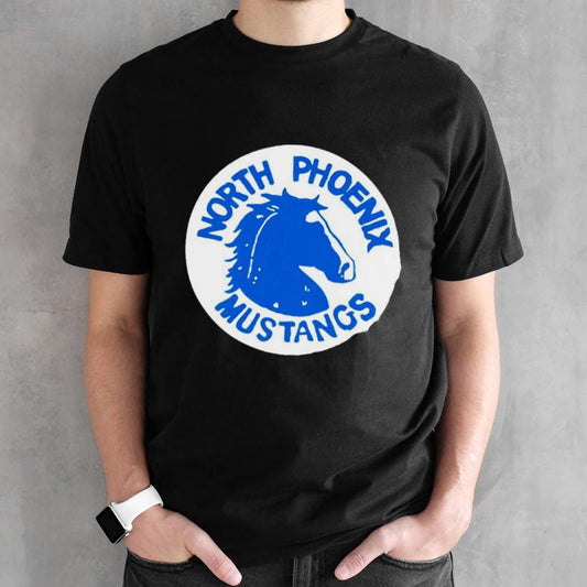 North Phoenix Mustangs logo shirts