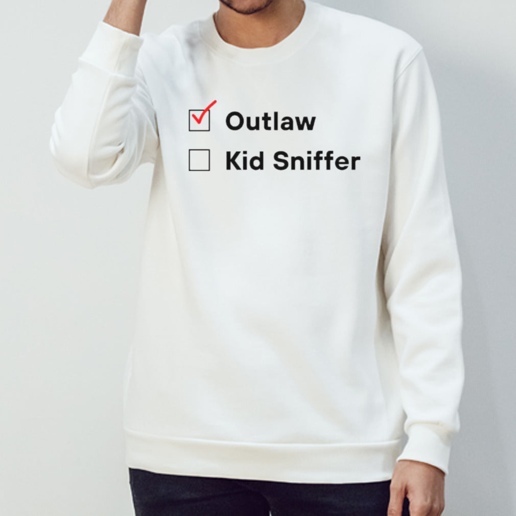 Not Kid Sniffer Vote For the Outlaw T-Shirt