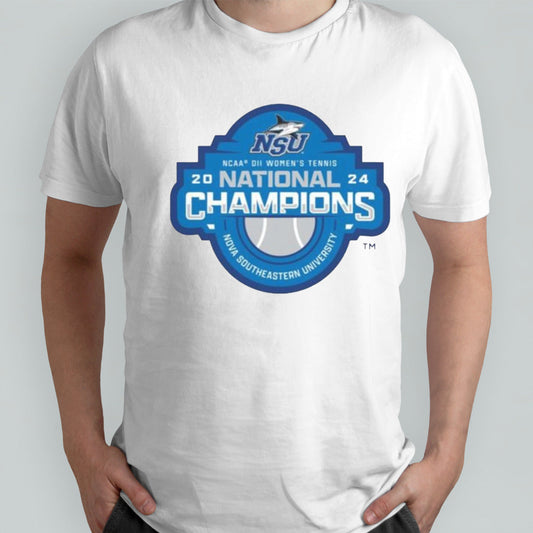 Nova Southeastern University 2024 NCAA Division II Womenâ€™s Tennis National Champions shirt