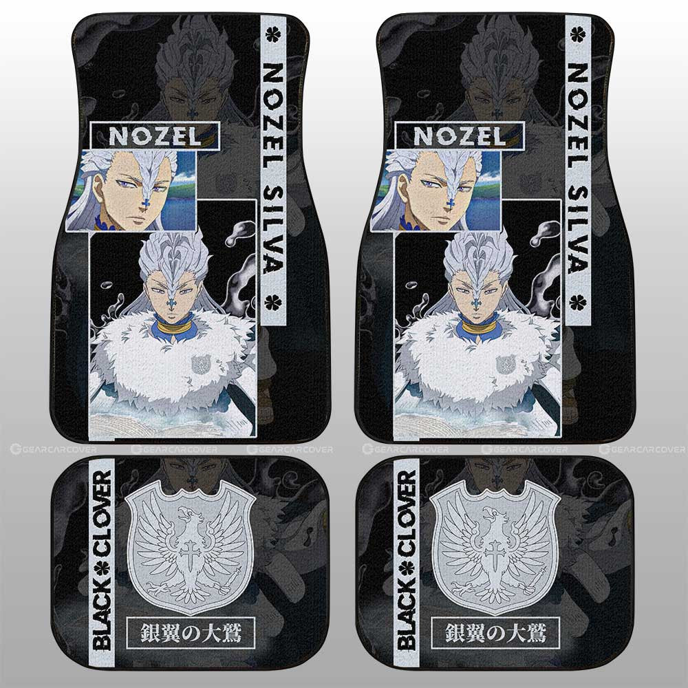 Nozel Silva Car Seat Covers Custom Black Clover Anime
