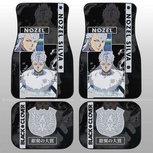 Nozel Silva Car Seat Covers Custom Black Clover Anime