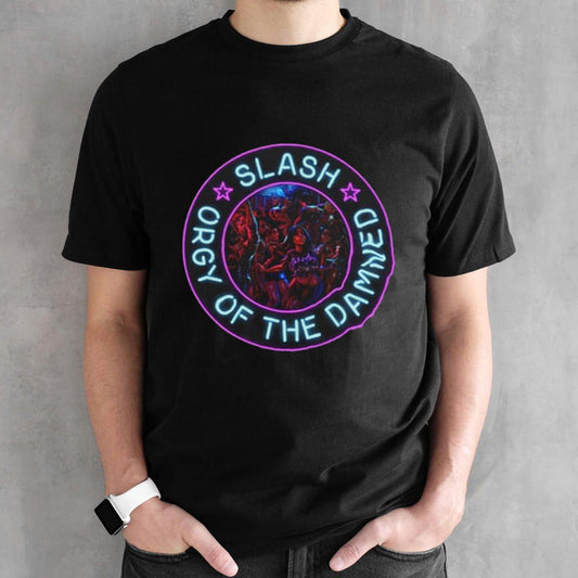 OOTD Cover Art Neon Sign Slash Orgy Of The Damned shirt