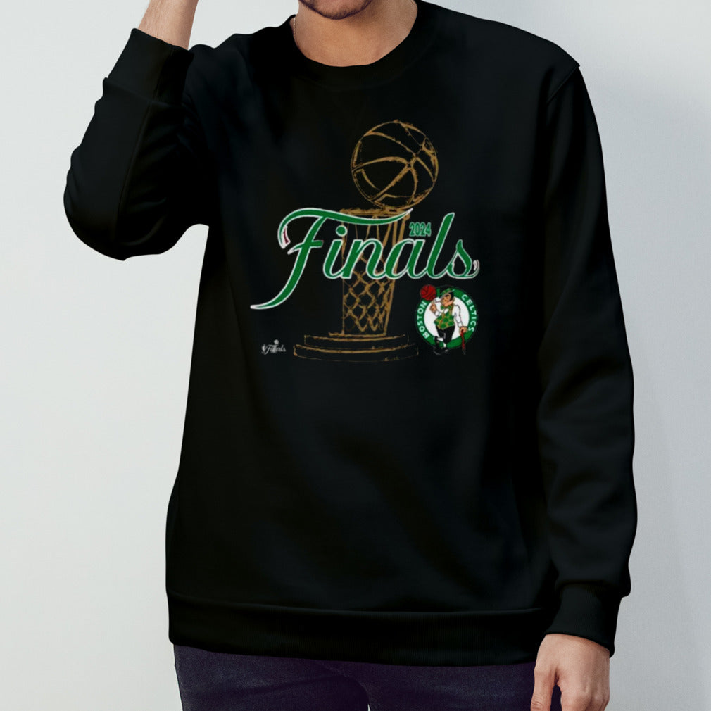 Official 2024 Boston Celtics NBA Finals Trophy T-Shirt