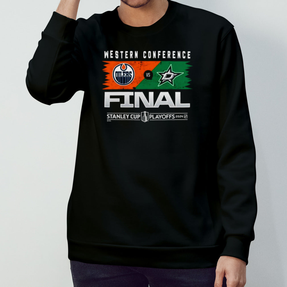 Official Dallas Stars vs. Edmonton Oilers 2024 Western Conference Finals T-Shirt