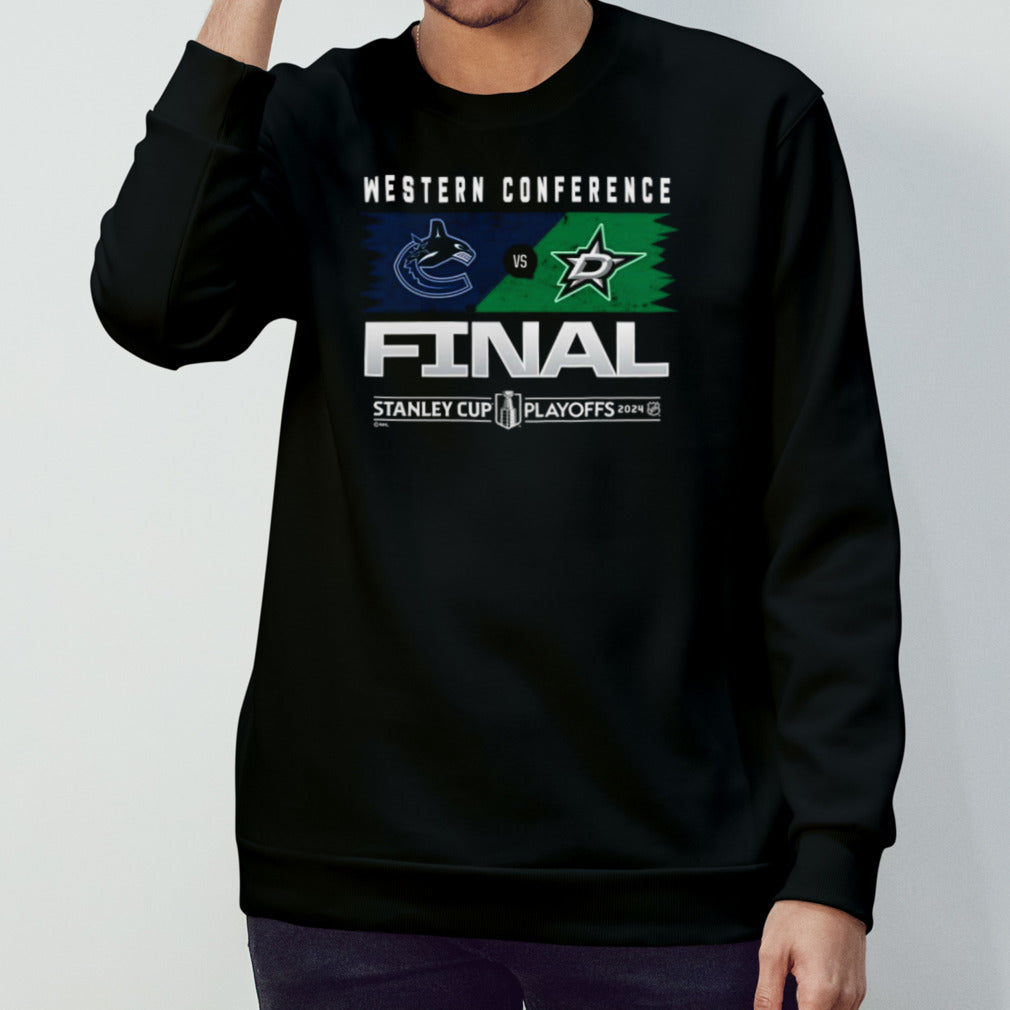 Official Dallas Stars vs. Vancouver Canucks 2024 Western Conference Finals T-Shirt