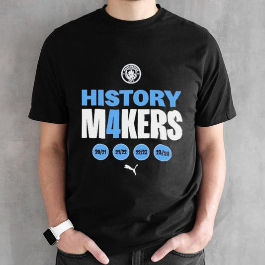Official Manchester City EPL Winner History M4KERS Shirt