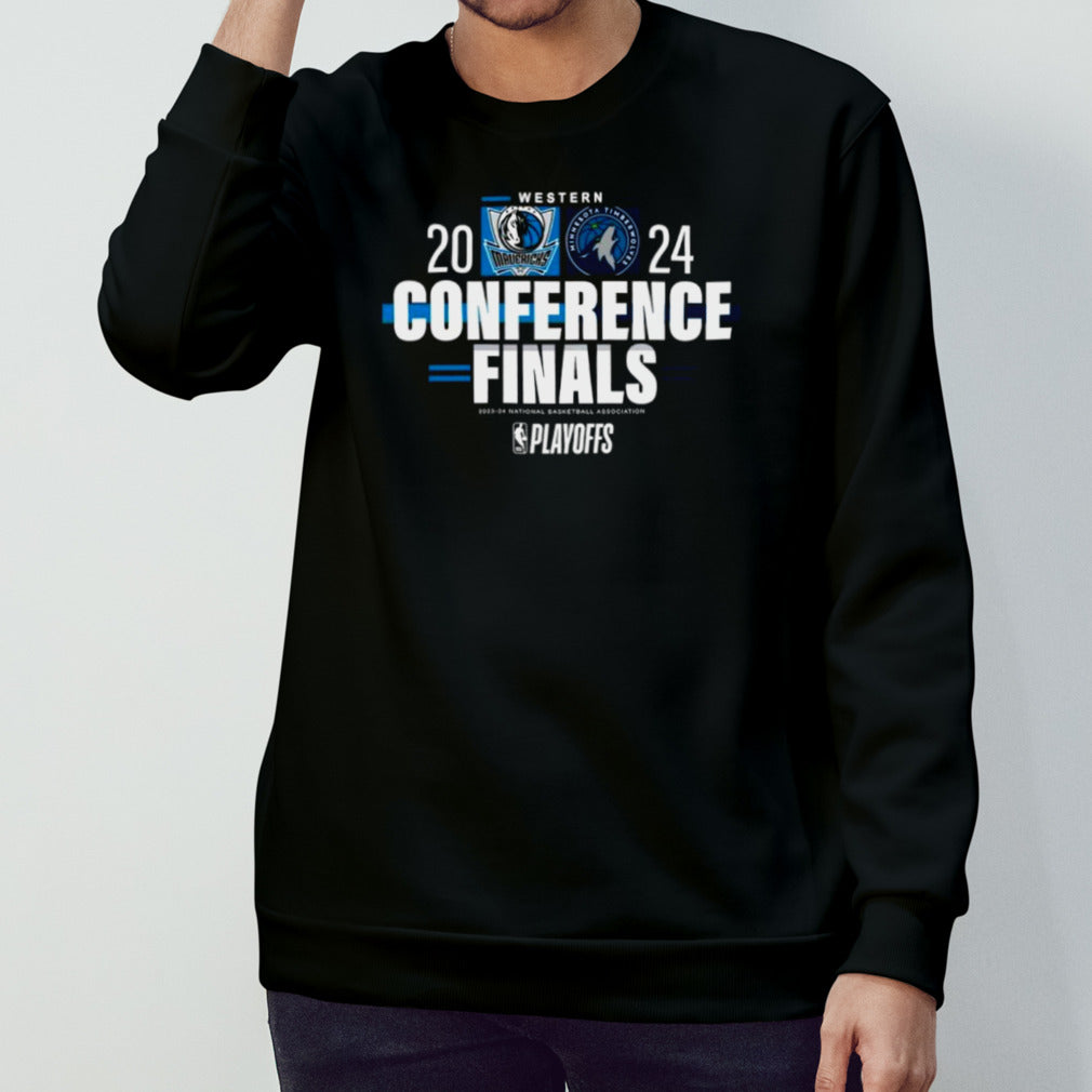 Official Minnesota Timberwolves Vs Dallas Mavericks 2024 NBA Western Conference Finals Matchup Shirt