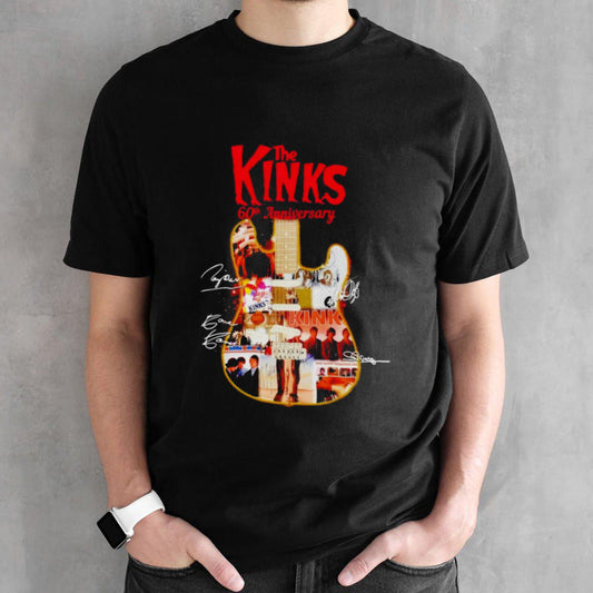 Official The Kinks 60th Anniversary Collection T-Shirt
