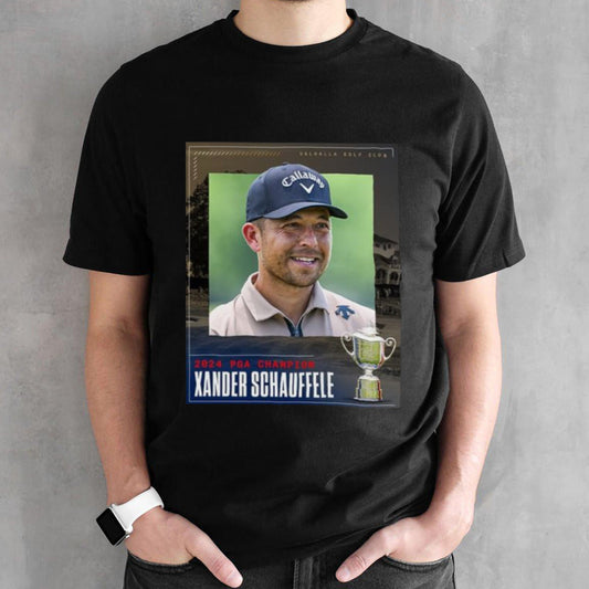 Official Valhalla Golf Club 2024 PGA Champion Xander Schauffele Shirt
