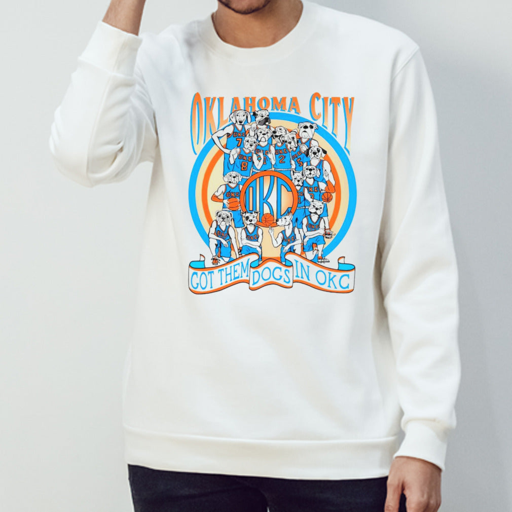 Oklahoma City Thunder got them dogs in OKC shirt