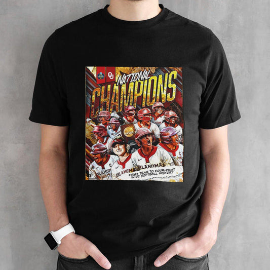 Oklahoma Softball Defeats Texas To Sweep The Championship Finals shirt