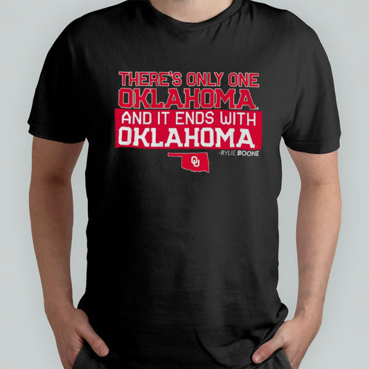 Oklahoma Softball Rylie Boone thereâ€™s only one Oklahoma and it ends with Oklahoma shirt