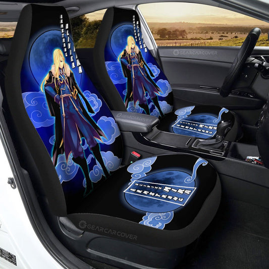 Olivier Mira Armstrong Car Seat Covers Custom Fullmetal Alchemist Anime Car Interior Accessories