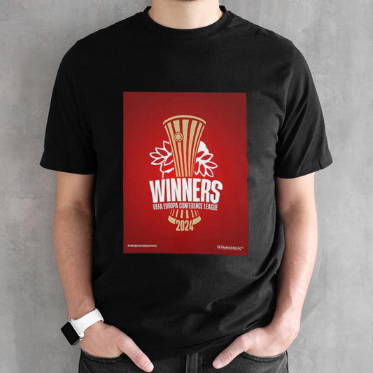 Olympiacos Champions The UEFA Conference League 2024 UECL Final shirt