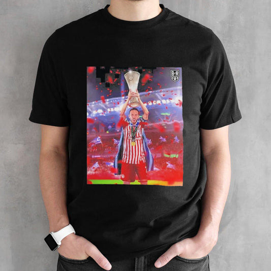 Olympiakos FC Beat Fiorentina To Win The UEFA Europa Conference League 2024 shirt