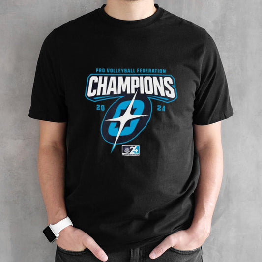 Omaha Supernovas 2024 Pro Volleyball Federation Champions Shirt