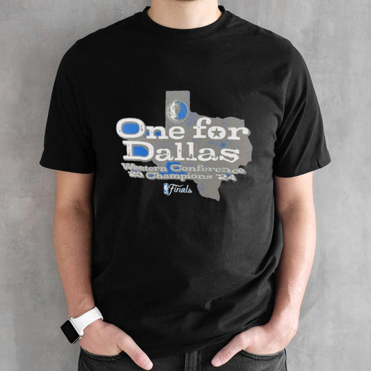 On For Dallas Dallas Mavericks 2024 Western Conference Champions Shirt
