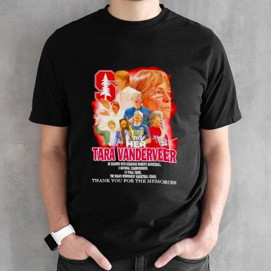 Only Her Tara Vanderveer The Ncaas Winningest Basketball Coach Thank You For The Memories T-Shirts
