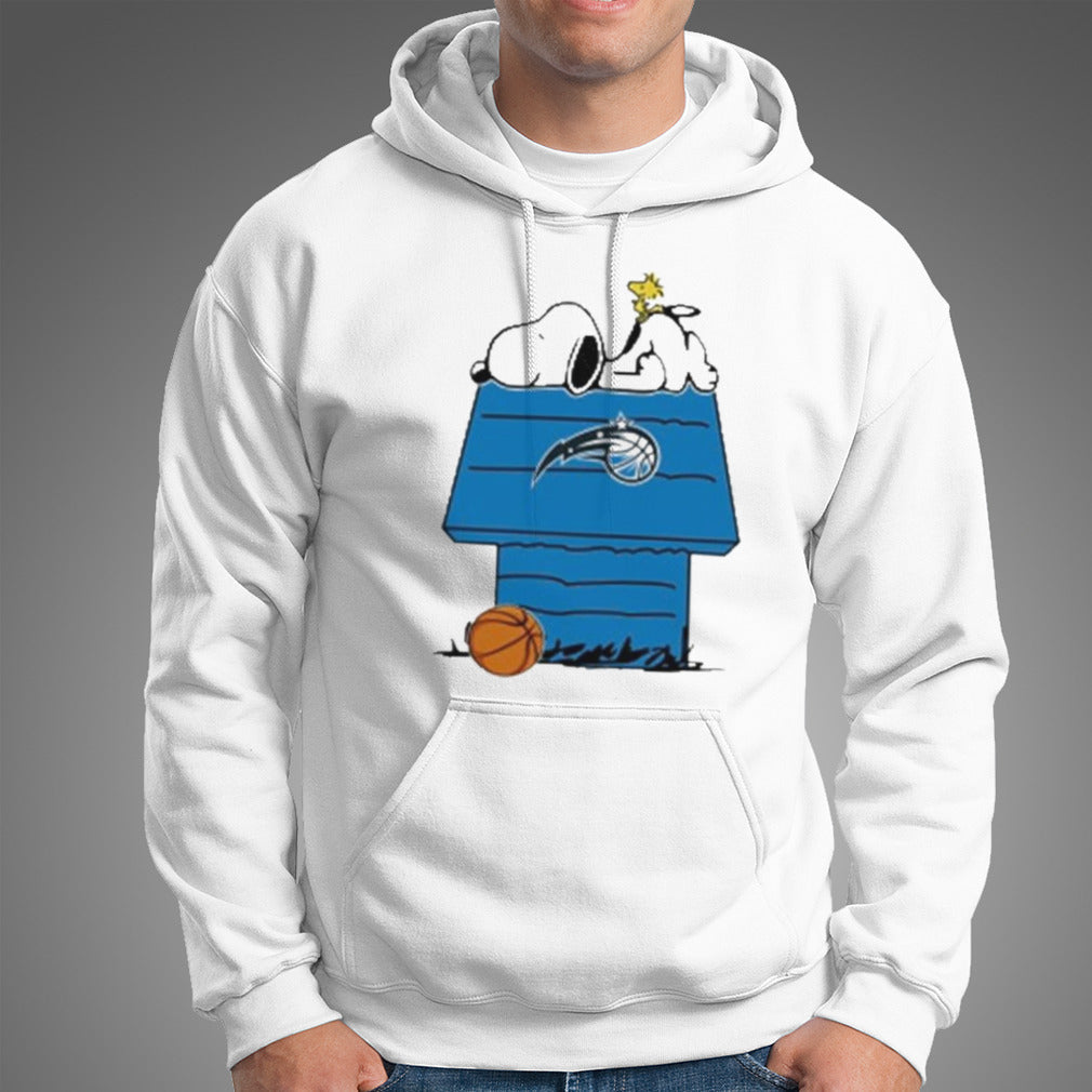 Orlando Magic Nba Basketball Snoopy Woodstock House 2024 T-shirt