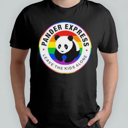 Panda Pride Pander Express Leave The Kids Alone shirt
