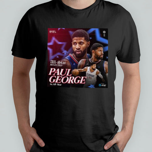 Paul George 9x All Star to the 2024 NBA All-Star Game Shirt