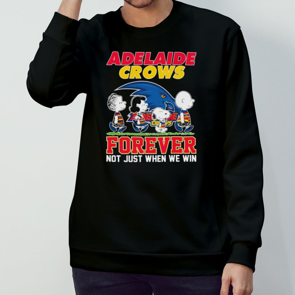 Peanuts Characters Abbey Road Adelaide Crows Forever Not Just When We Win Shirts