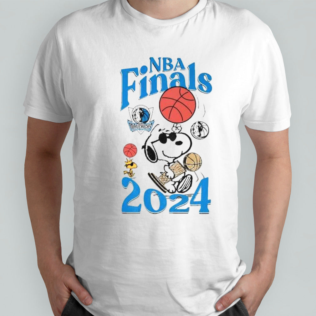 Peanuts Snoopy And Woodstock Dallas Mavericks 2024 NBA Finals Shirt