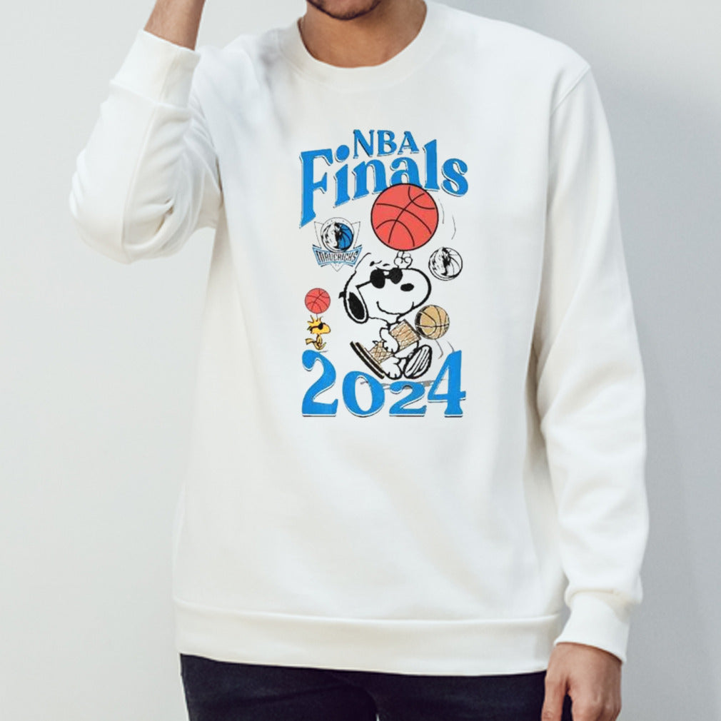 Peanuts Snoopy And Woodstock Dallas Mavericks 2024 NBA Finals Shirt