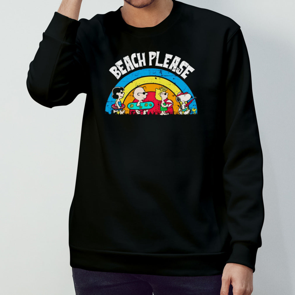 Peanuts The Beach Please shirts