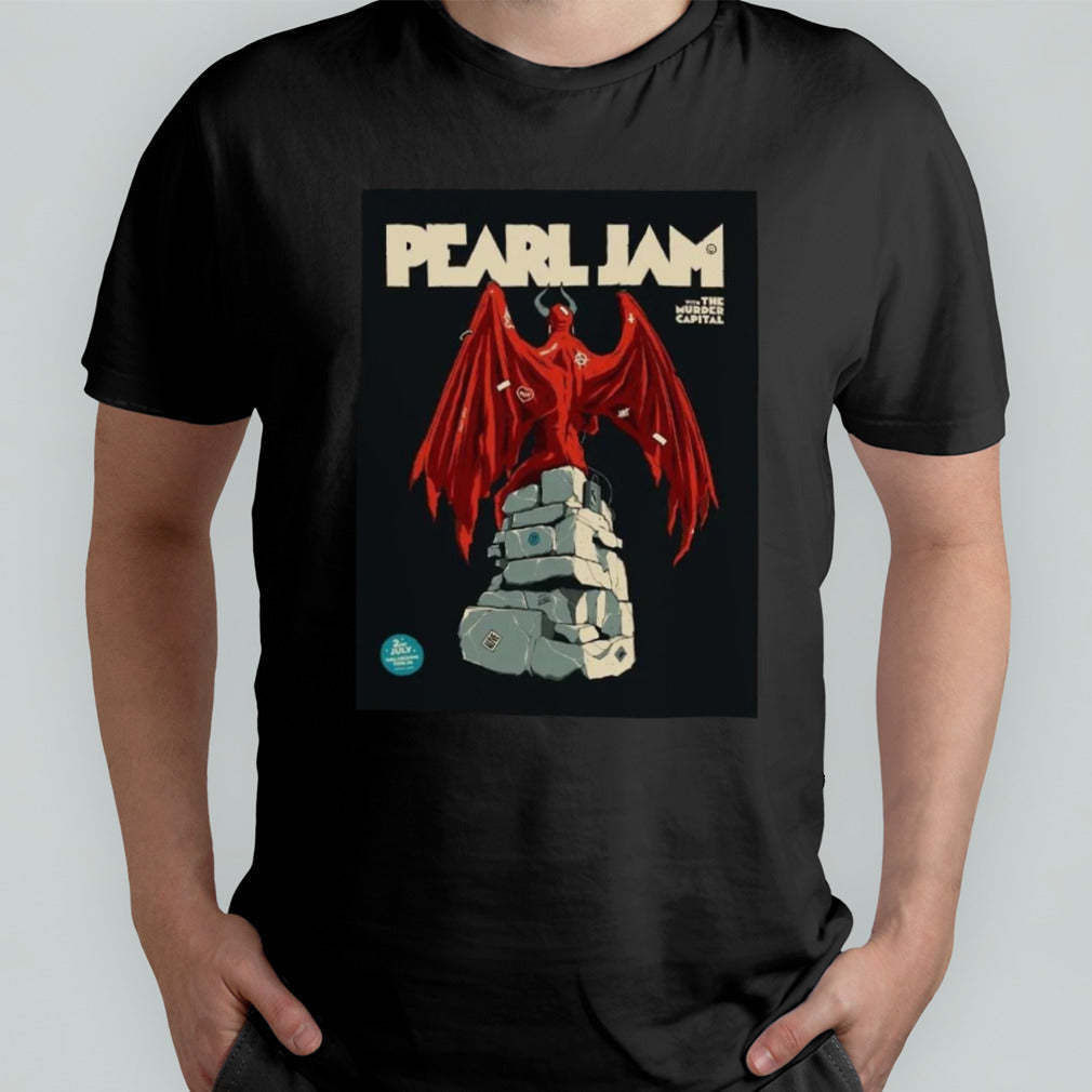 Pearl Jam With The Murder Capital Waldbuhne In Berlin On July 2 2024 Art By Rupet Gruber Shirt