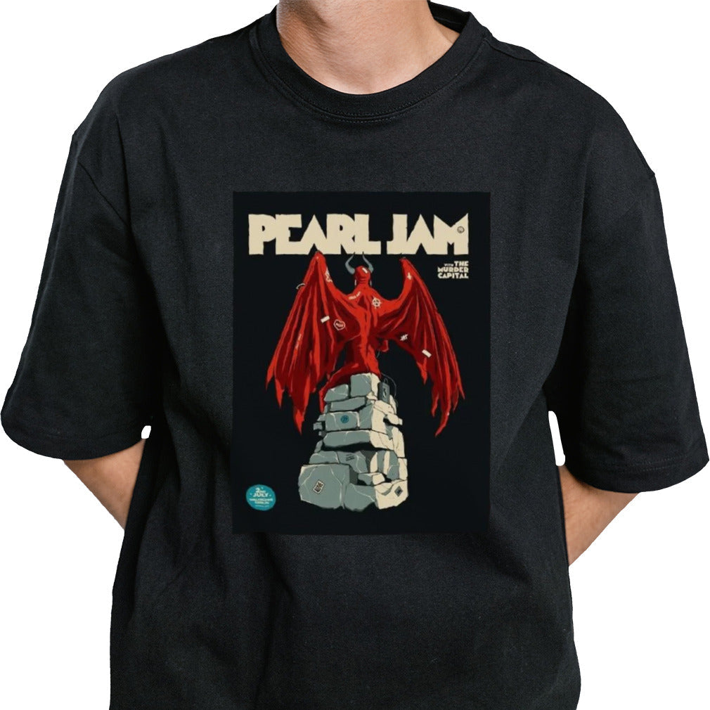 Pearl Jam With The Murder Capital Waldbuhne In Berlin On July 2 2024 Art By Rupet Gruber Shirt