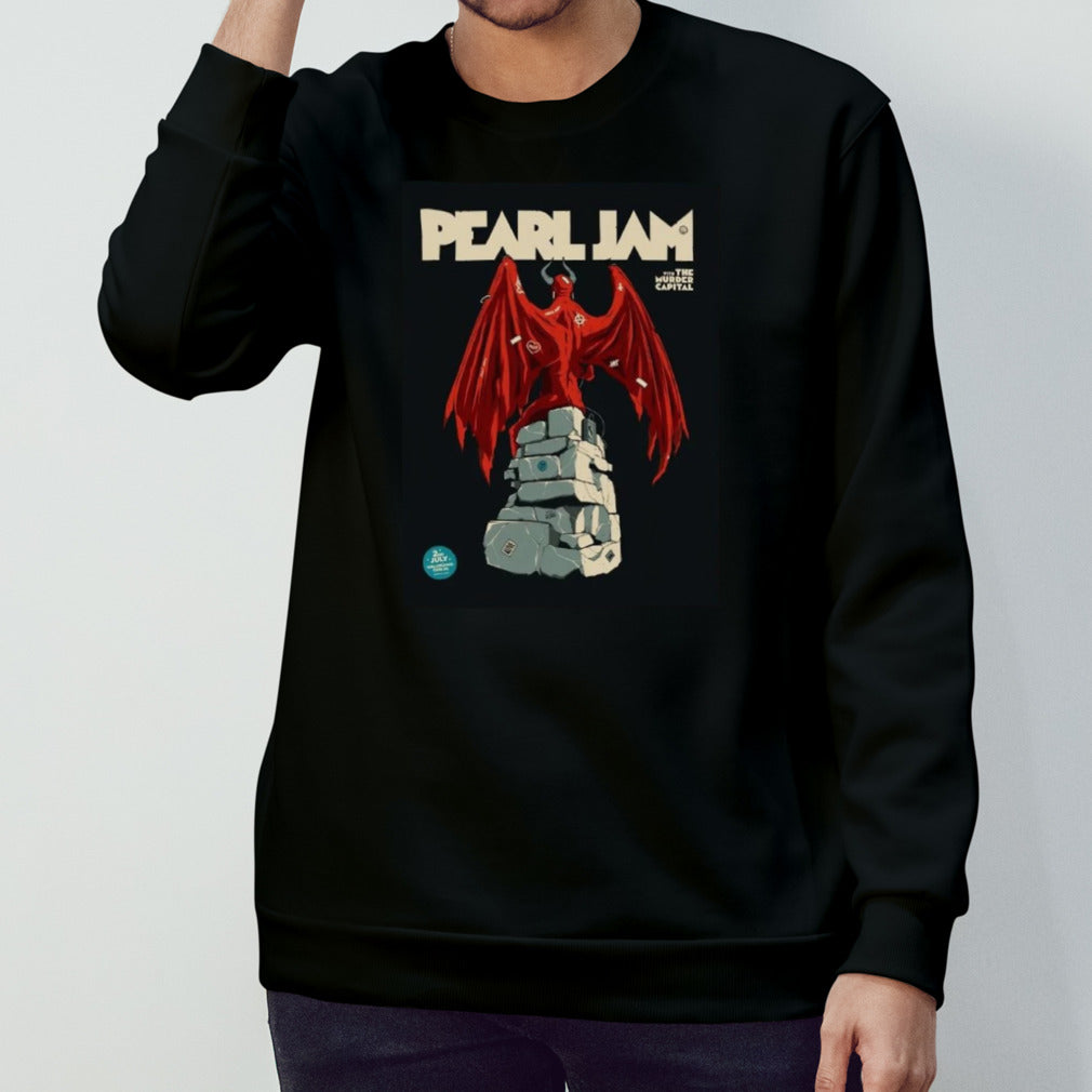 Pearl Jam With The Murder Capital Waldbuhne In Berlin On July 2 2024 Art By Rupet Gruber Shirt