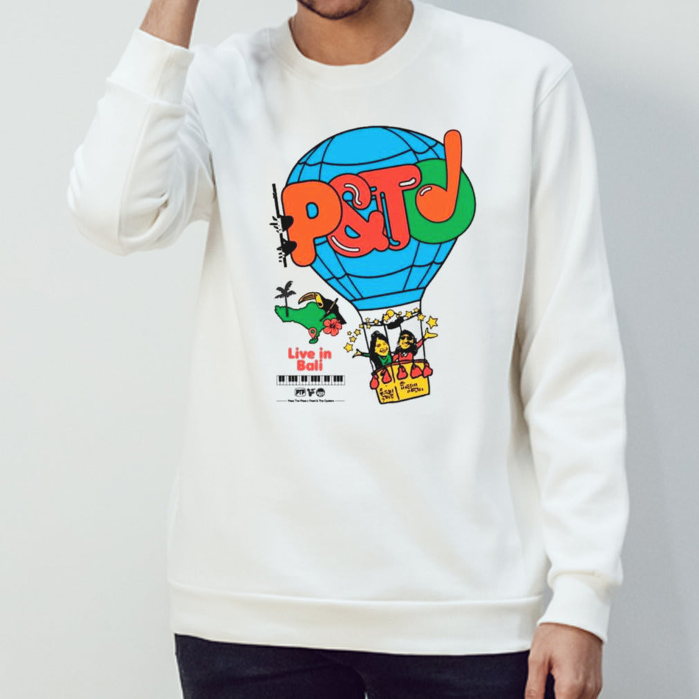 Pearl and the oysters live in bali shirts