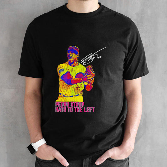 Pedro Strop hats to the left shirt