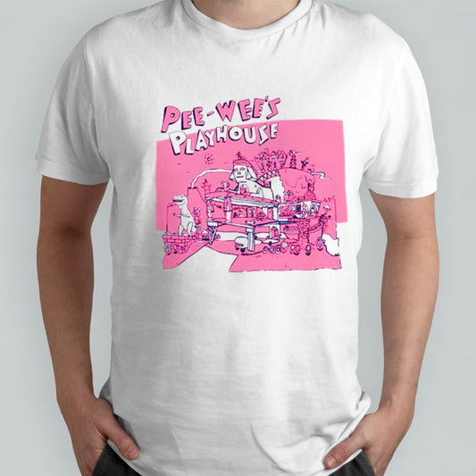 Pee-weeâ€™s playhouse pink shirt