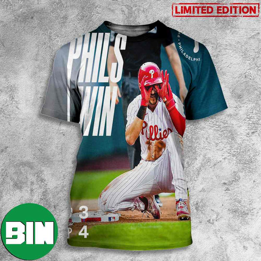 Philadelphia Phillies Ring The Bell Phils Win 3D T-Shirts