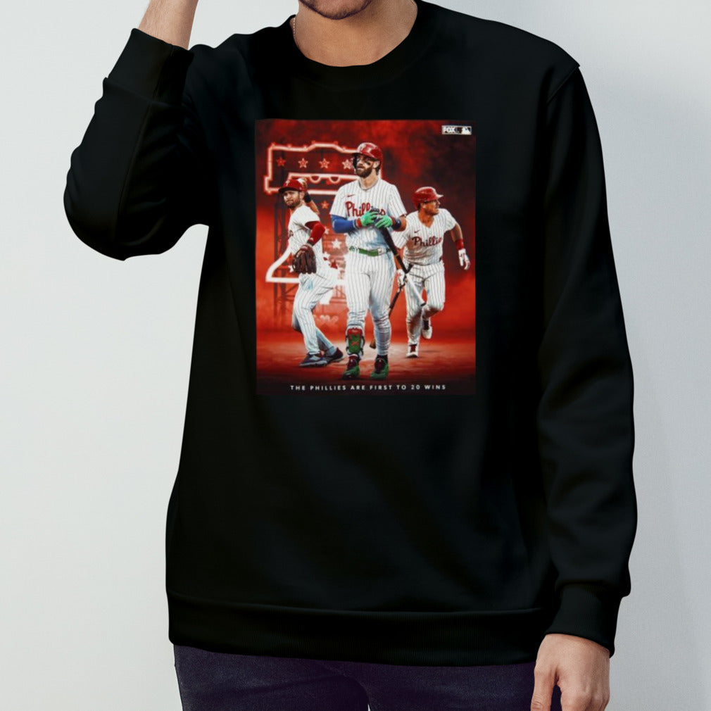 Philadelphia Phillies The Phillies Are First To 20 Wins 2024 Shirt