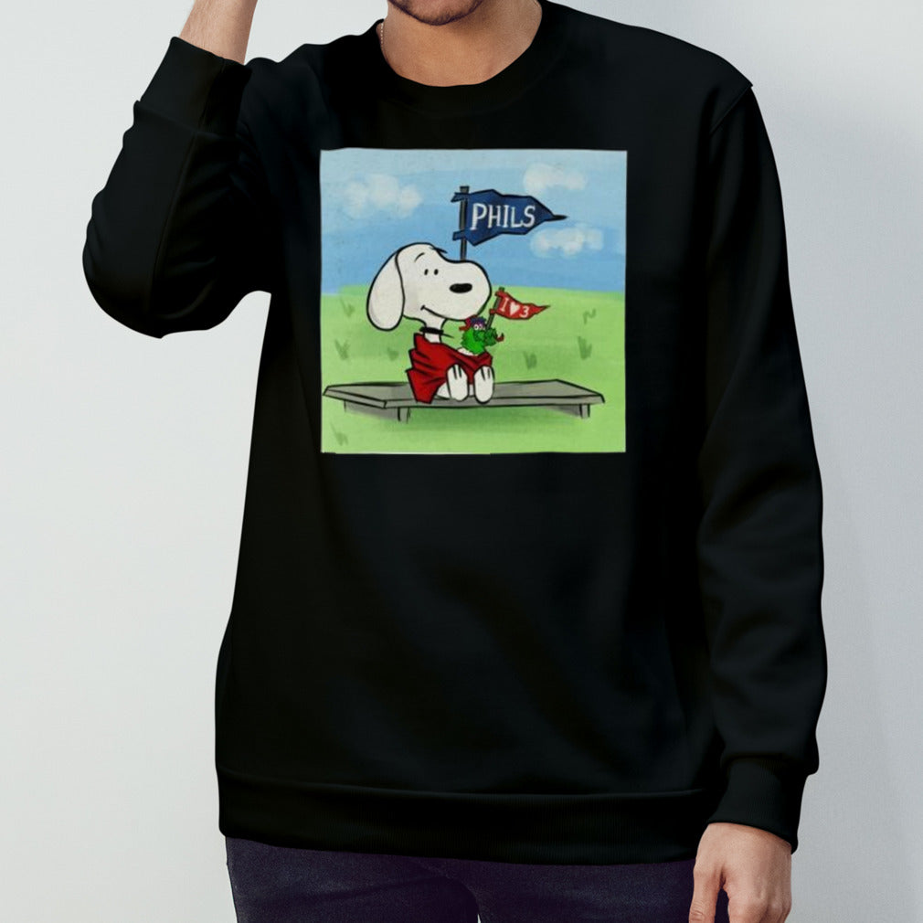 Phillies Snoopy Baseball MLB Phillie Phanatic Shirts