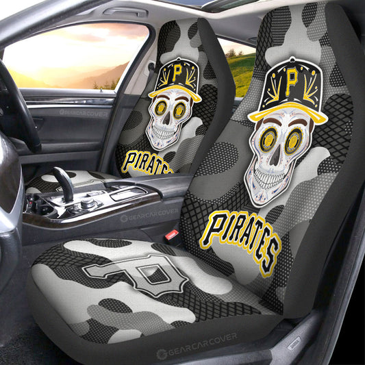 Pittsburgh Pirates Car Seat Covers Skull Theme Collection