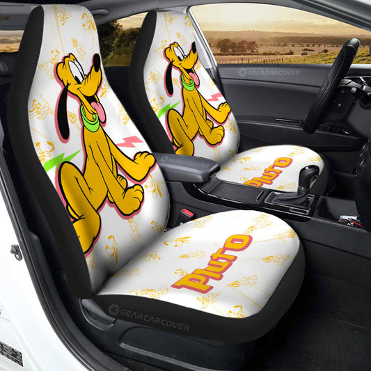 Pluto Car Seat Covers Custom Cartoon Car Accessories