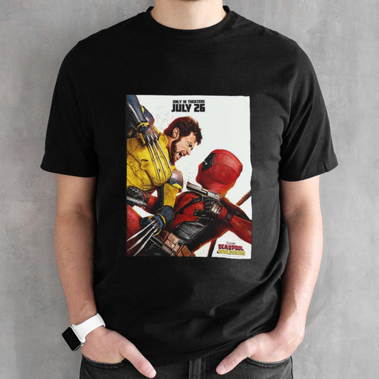 Poster For Deadpool And Wolverine Peak incoming In Theaters On July 26 shirt
