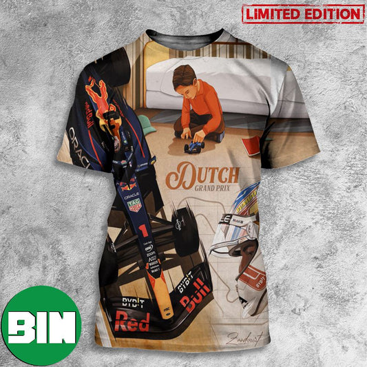 Poster For Max Verstappen Red Bull Racing Team F1 Dutch GP 2023 3D T-Shirts