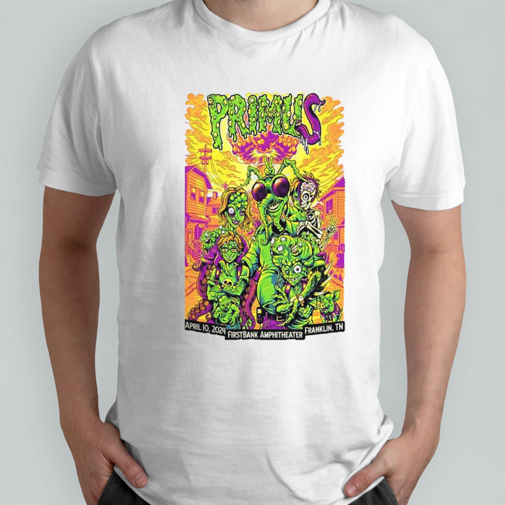 Primus Firstbank Amphitheater Franklin Tn April 10 2024 T-shirts
