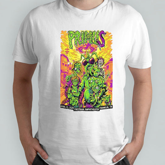 Primus Firstbank Amphitheater Franklin Tn April 10 2024 T-shirts