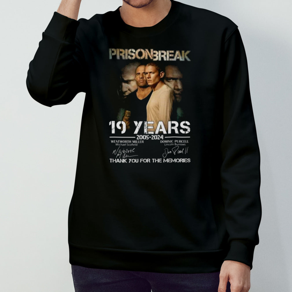 Prison Break 19 Years Of The Memories 2005-2024 Signatures Shirt