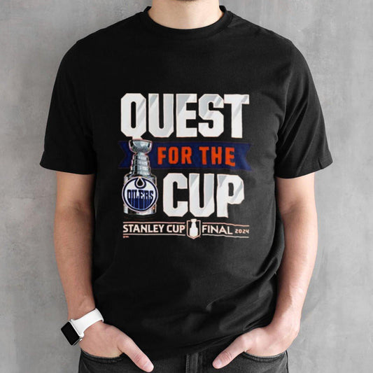Quest For The Cup Edmonton Oilers 2024 Stanley Cup Final T shirt